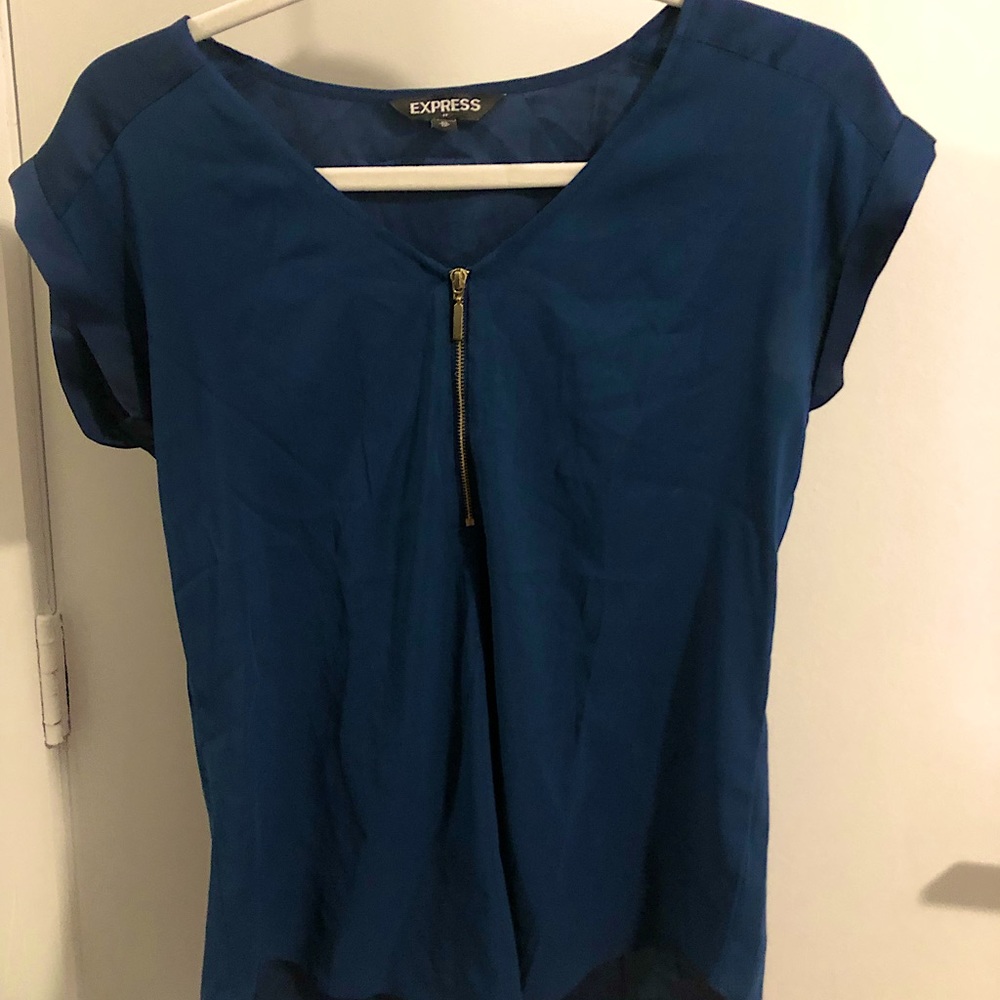 Navy blue top